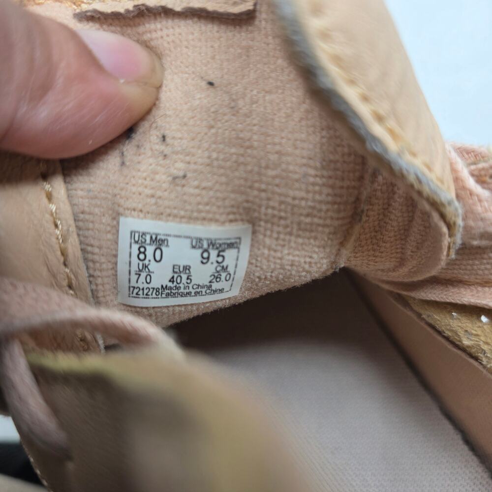Vans Womens Sk8-Hi Beige Perforated High-Top Sneakers Size 9.5 - Picture 8 of 8